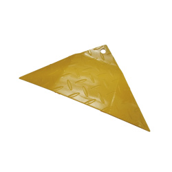 AccessPRO Bisel Final de Picos para Barrera XB-TK-CAP-H, Amarillo 