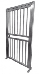 AccessPRO Puerta de Cortesía XD100M, Acero Inoxidable 