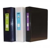 Acco Carpeta de Vinil con Arillo Redondo 362 O3, 2'', hasta 420 Hojas de Tamaño Carta, Blanco, Caja con 12 Piezas 