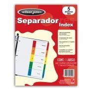 Acco Wilson Jones Separador P1347, 10 Divisiones, Blanco 