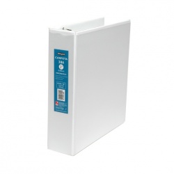 Acco Carpeta con 3 Arillos D, 2'', hasta 570 Hojas de Tamaño Carta, Blanco, 12 Piezas 
