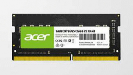 Memoria RAM Acer SD100 DDR4, 2666MHz, 16GB, CL19, SO-DIMM 