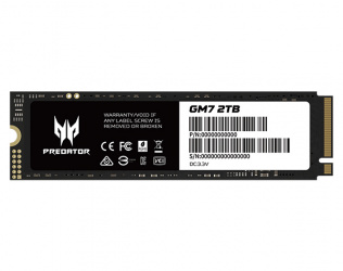 SSD Acer GM7 NVMe, 2TB, PCI Express 4.0, M.2 