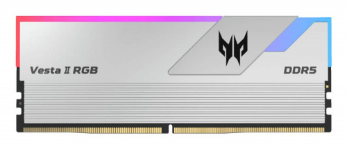 Kit Memoria RAM Acer Predator Vesta II RGB DDR4, 3200MHz, 16GB - 2 x 8GB, CL16, XMP, Plata/Blanco 