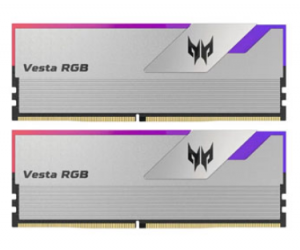 Kit Memoria RAM Acer Predator Vesta DDR4, 3200MHz, 32GB - 2 x 16GB, CL16, XMP, Plata 