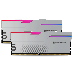 Kit Memoria RAM Acer Predator Hermes DDR5, 7200MHz, 32GB - 2 x 16GB, CL34, XMP, Plata 