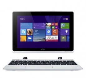 Acer 2 en 1 Aspire Switch 10 SW5-012-114N 10.1'', Intel Atom Z3735F 1.33GHz, 2GB, 500GB + 32GB SSD, Windows 8.1, Gris/Plata 