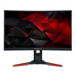 Monitor Gamer Acer Curvo Predator Z271 LED 27'', Full HD, G-Sync, 144Hz, HDMI, Bocinas Integradas (2 x 7W), Negro/Rojo 