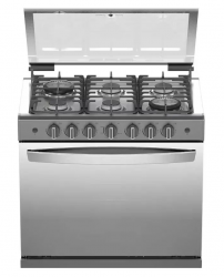 Acros Estufa ABR7140G, 6 Quemadores, Gris 