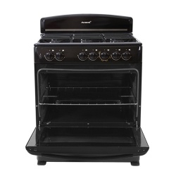 Acros Estufa de Gas AF1850B, 6 Quemadores, Negro 