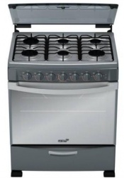 Acros Estufa al Piso de 30'' AF7520J, 3 Quemadores Estándar + 3 Quemadores Súper, Plata 