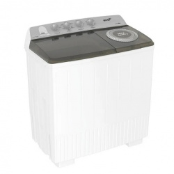 Acros Lavadora de Carga Superior ALD-2445SE, 24kg Lavado / 11kg Secado, Gris/Blanco 
