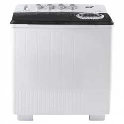Acros Lavadora de Carga Vertical ALD1945JE, 2 Tinas, 19Kg, 5 Programas de Lavado, Blanco 