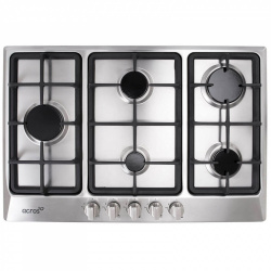 Acros Parrilla de Gas AP3020S, 5 Quemadores, Acero Inoxidable 