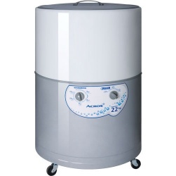 Acros Lavadora de Una Tina Redonda LAP2235VG, 22kg, 5 Programas de Lavado, Blanco/Gris 