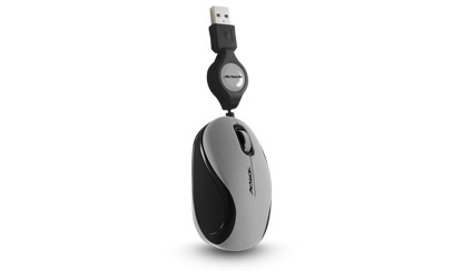 Mouse Acteck Óptico MR-300, Alámbrico, USB, 1000DPI, Negro/Gris 