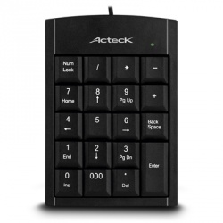 Acteck Teclado Numérico KN-350, USB, Negro 