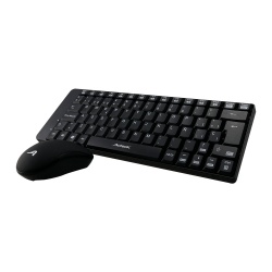 Kit de Teclado y Mouse Acteck AC-916622, RF Inalámbrico, Negro (Español) 