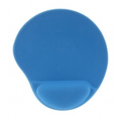 Mousepad Acteck con Descansa Muñecas AC-916653, 23x26cm, Grosor 2mm, Azul 