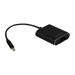 Acteck Adaptador USB-C  Macho - HDMI Hembra, 15cm, Negro 