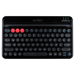 Teclado Multidispositivo Acteck TX30, Inalámbrico, Bluetooth, Negro (Español) 