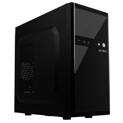 Gabinete Acteck G200, Midi-Tower, Micro-ATX/Mini-ITX, USB 2.0, con Fuente de 500W, sin Ventiladores Instalados, Negro  