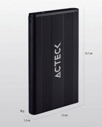 Ackteck Gabinete de Disco Duro AC-929073 2.5