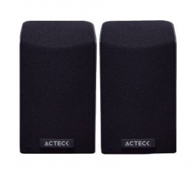 Acteck Bocina Entry 750, Alámbrico, 2.0 Canales, 1W RMS, USB, Negro 