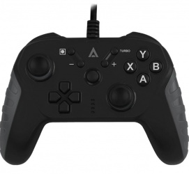 Acteck Gamepad G100, Alámbrico, USB, Negro 