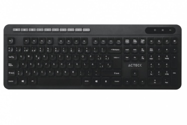 Teclado Acteck Prime, Inalámbrico, USB, Negro 