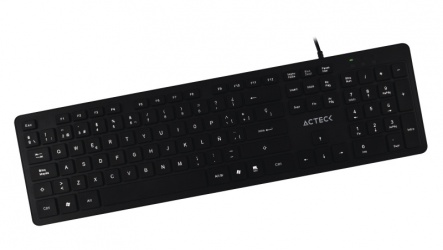 Teclado Acteck TX22, Alámbrico, USB, Negro 