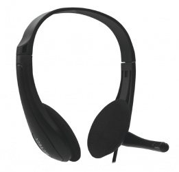 Acteck Audífonos con Micrófono SF20, Alámbrico, USB, Negro 