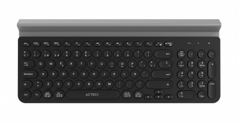 Teclado Acteck Inspire Comp TI695, Inalámbrico, Bluetooth, Negro (Español) 