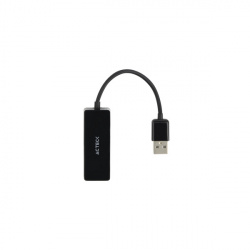 Acteck Adaptador de Red USB A Macho - Ethernet RJ45, 100Mbit/s, Negro 
