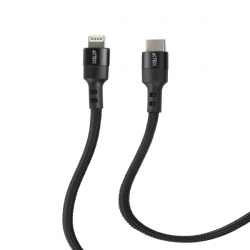 Acteck Cable USB-C Macho - Lightning Macho, 1.8 Metros 