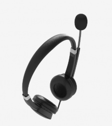 Acteck Audífonos con Micrófono Centric Pro HP640, Alámbrico, 2 Metros, USB, Negro 