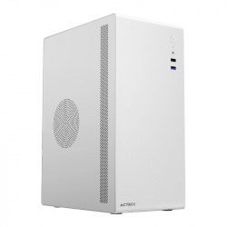 Gabinete Acteck Neuss Plus GI707, Mini-Tower, Micro-ATX/Mini-ITX, USB 2.0/3.0, con Fuente de 450W, 1 Ventilador Instalado, Blanco 