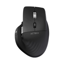 Mouse Ergonómico Acteck Óptico Virtuos Pro MI780, Inalámbrico, Bluetooth/USB-C, 3000DPI, Negro 