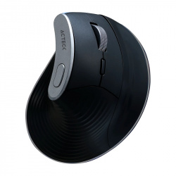 Mouse Ergonómico Acteck Virtuos Fitt Pro MI770, Inalámbrico, Óptico, 2.400DPI, RF Inalámbrico/Bluetooth, Negro 