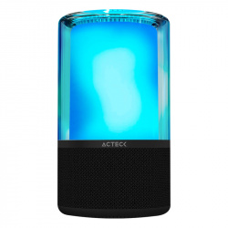 Acteck Bocina Portátil Glee Pure AP70, Bluetooth, Inalámbrico, 40W RMS, USB-C, Negro 