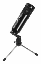 Acteck Micrófono Devo Plus MC455, Alámbrico, USB, Negro 