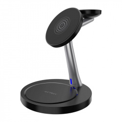 Acteck Cargador Inalámbrico Energon S-Mate CI740, 15W, 1x USB-C, Negro 