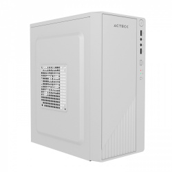 Gabinete Acteck Kioto GC220F, Mini-Tower, Micro-ATX/Mini-ITX, USB 2.0, con Fuente de 500W, sin Ventiladores Instalados, Blanco 