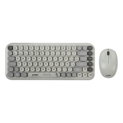Kit de Teclado y Mouse Acteck MK480, Inalámbrico, RF Inalámbrico, Gris, Español 