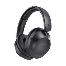 Acteck Audífonos con Micrófono Triton Pro HP636, Bluetooth, Alámbrico/Inalámbrico, USB-C, Negro 