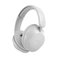 Acteck Audífonos con Micrófono Triton Pro HP636, Bluetooth, Alámbrico/Inalámbrico, 3.5mm, Blanco 
