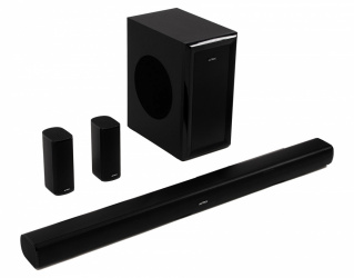 Acteck Barra de Sonido con Subwoofer Dynamic Stage BS700, Bluetooth, Alámbrico/Inalámbrico, 5.1 Canales, 180W RMS  