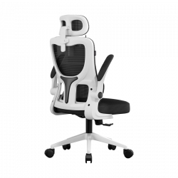 Acteck Silla Ejecutiva Flux Prime EC636HR, Respaldo de Malla, Negro/Blanco 