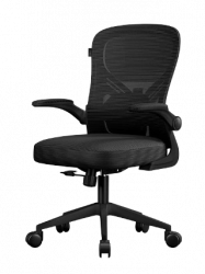 Acteck Silla Flux Base EC343, Respaldo de Malla, Negro, 6461 8010 4337 0447 02 