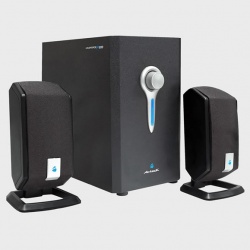 Acteck Bocinas con Subwoofer AXF-200, Alámbrico, 2.1, 16W RMS, Negro 